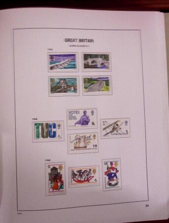 1841-1990, BRITISH EUROPE : Mint and used assembly in