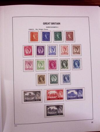 1841-1990, BRITISH EUROPE : Mint and used assembly in