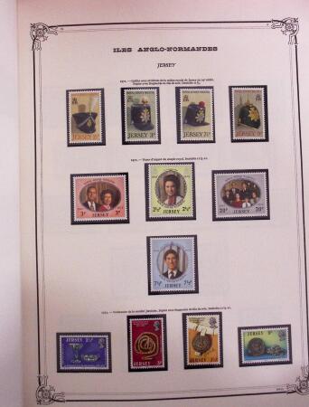 1841-1990, BRITISH EUROPE : Mint and used assembly in