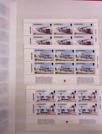 1841-1990, BRITISH EUROPE : Mint and used assembly in