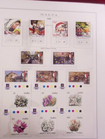 1841-1990, BRITISH EUROPE : Mint and used assembly in