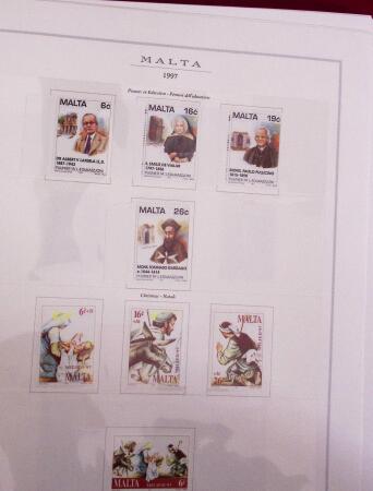 1841-1990, BRITISH EUROPE : Mint and used assembly in