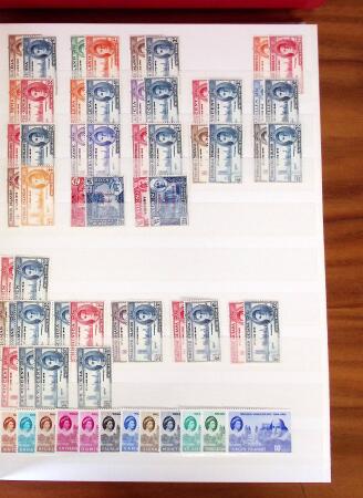 1860-1980, Mint and used selection in 13 stockbooks