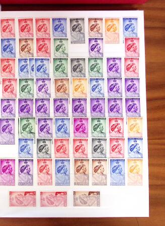 1860-1980, Mint and used selection in 13 stockbooks