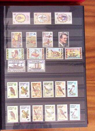 1860-1980, Mint and used selection in 13 stockbooks