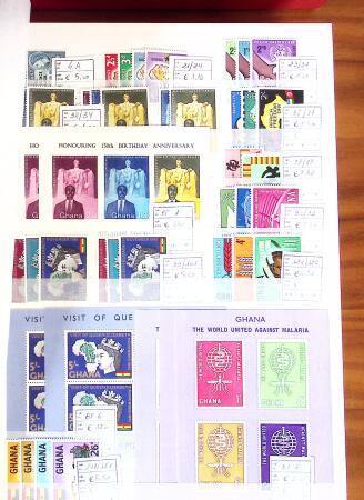 1860-1980, Mint and used selection in 13 stockbooks