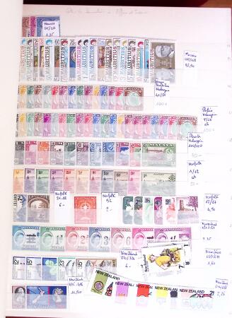 1860-1980, Mint and used selection in 13 stockbooks