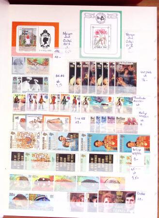 1860-1980, Mint and used selection in 13 stockbooks