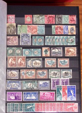 1860-1980, Mint and used selection in 13 stockbooks