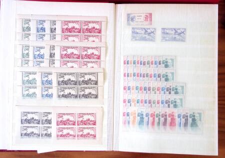 1880-1990, Amazing selection of VIGNETTES in five stockbooks,