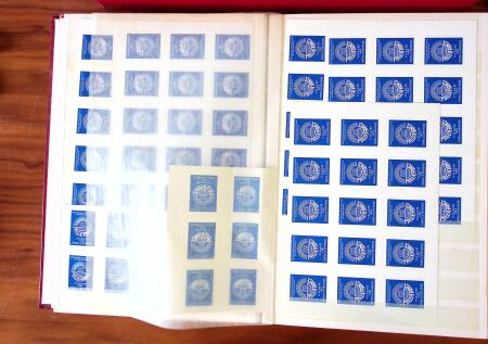 1880-1990, Amazing selection of VIGNETTES in five stockbooks,