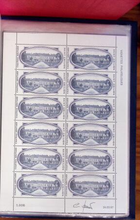 1880-1990, Amazing selection of VIGNETTES in five stockbooks,