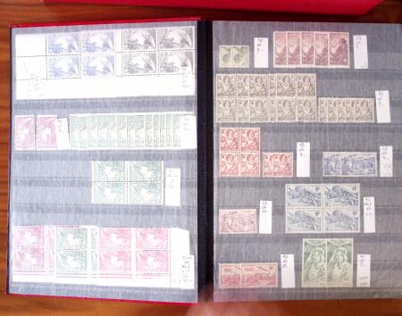 1880-1990, Amazing selection of VIGNETTES in five stockbooks,