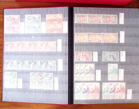 1880-1990, Amazing selection of VIGNETTES in five stockbooks,