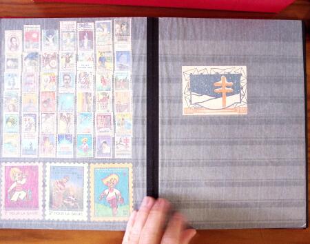 1880-1990, Amazing selection of VIGNETTES in five stockbooks,