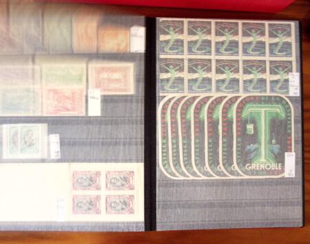 1880-1990, Amazing selection of VIGNETTES in five stockbooks,