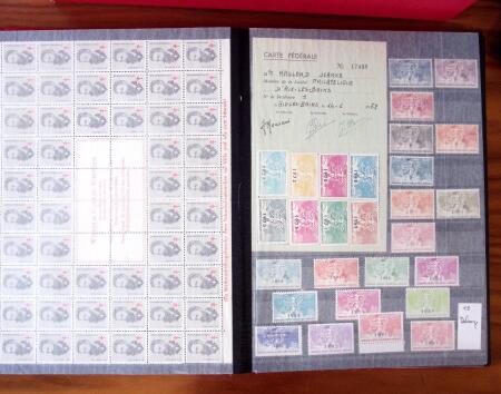 1880-1990, Amazing selection of VIGNETTES in five stockbooks,
