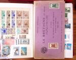 1880-1990, Amazing selection of VIGNETTES in five stockbooks,