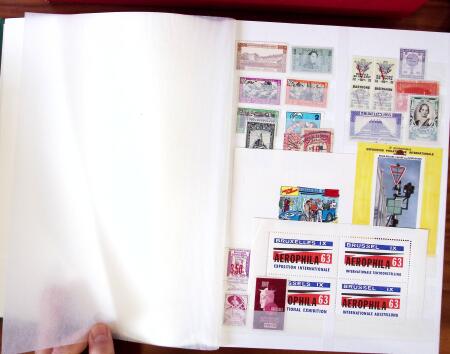 1880-1990, Amazing selection of VIGNETTES in five stockbooks,