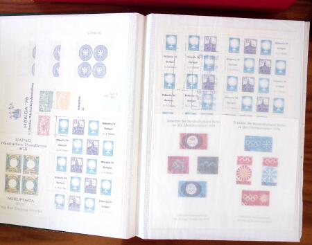 1880-1990, Amazing selection of VIGNETTES in five stockbooks,