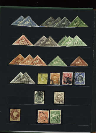 1850-1930, Selection of FORGERIES in one stockbook,