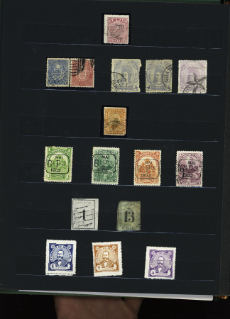 1850-1930, Selection of FORGERIES in one stockbook,