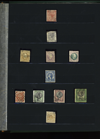 1850-1930, Selection of FORGERIES in one stockbook,