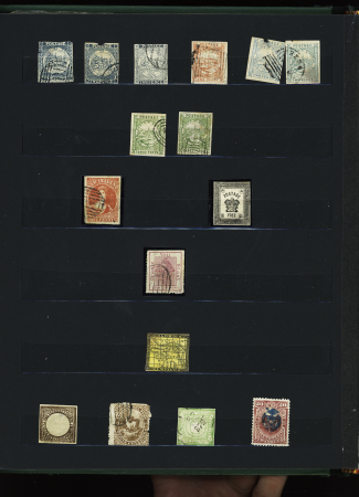 1850-1930, Selection of FORGERIES in one stockbook,