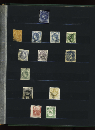 1850-1930, Selection of FORGERIES in one stockbook,
