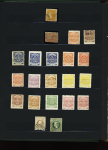 1850-1930, Selection of FORGERIES in one stockbook,