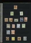 1850-1930, Selection of FORGERIES in one stockbook,