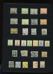 1850-1930, Selection of FORGERIES in one stockbook,