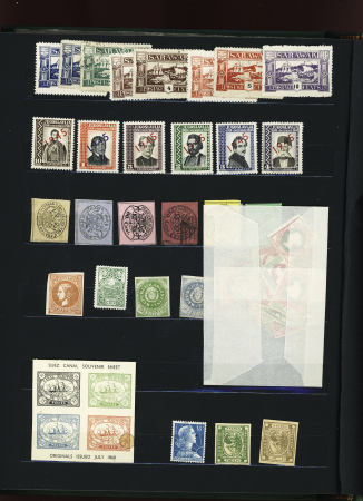 1850-1930, Selection of FORGERIES in one stockbook,