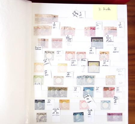 1852-1980, Mint and used selection of Italy in 8 stockbooks