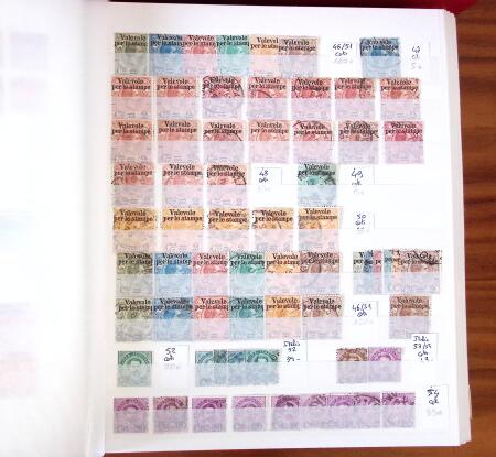 1852-1980, Mint and used selection of Italy in 8 stockbooks