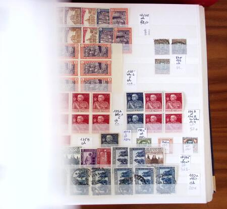 1852-1980, Mint and used selection of Italy in 8 stockbooks