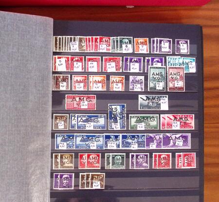 1852-1980, Mint and used selection of Italy in 8 stockbooks