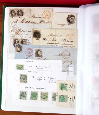 1852-1970, All-world collection in six stockbooks, noted