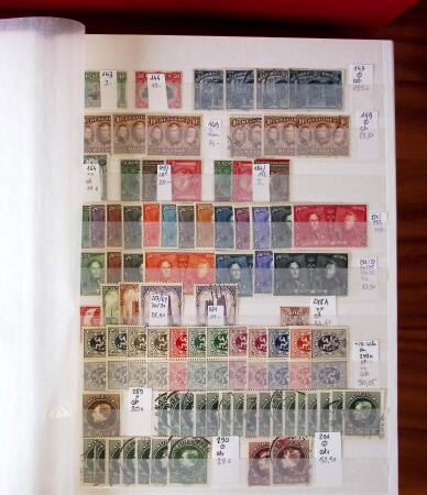 1852-1970, All-world collection in six stockbooks, noted