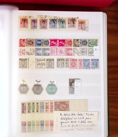 1852-1970, All-world collection in six stockbooks, noted