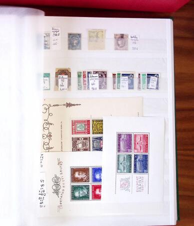 1852-1970, All-world collection in six stockbooks, noted