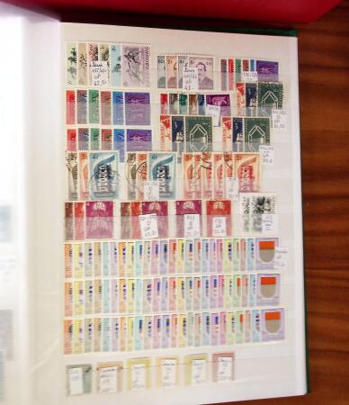 1852-1970, All-world collection in six stockbooks, noted