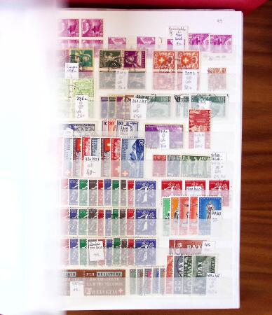 1852-1970, All-world collection in six stockbooks, noted