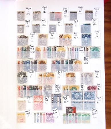1852-1970, All-world collection in six stockbooks, noted