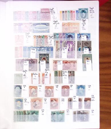 1852-1970, All-world collection in six stockbooks, noted