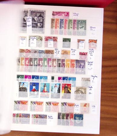 1852-1970, All-world collection in six stockbooks, noted
