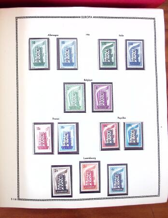 1852-1980, Collection EUROPE in 12 stockbooks and one