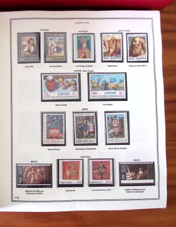 1852-1980, Collection EUROPE in 12 stockbooks and one