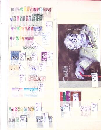 1860-1990, Collection of OVERSEAS in XX stockbooks,