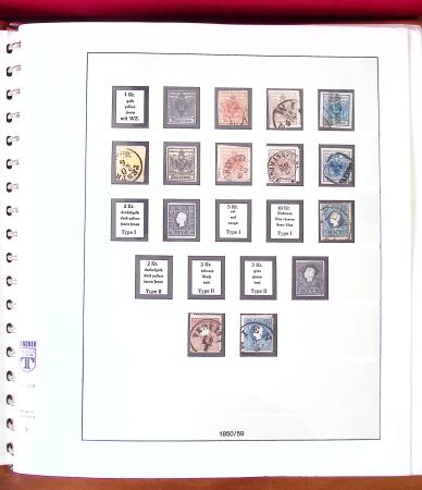 1850-1988, Mint and used selection in 9 albums or stockbooks,